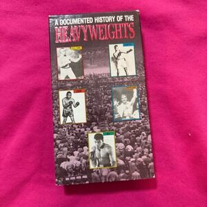 A‎ Documented History of the Heavyweights Boxing VHS Video